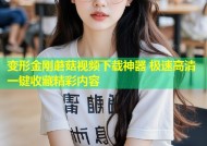变形金刚蘑菇视频下载神器 极速高清一键收藏精彩内容